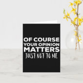 Of Course Your Onion S Just Not To Me  カード (黄色い花)