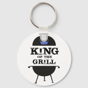 Of Grillの黒く青い王冠王 キーホルダー