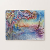 OF LAKE/魔法およびミステリー女性 ジグソーパズル (横)