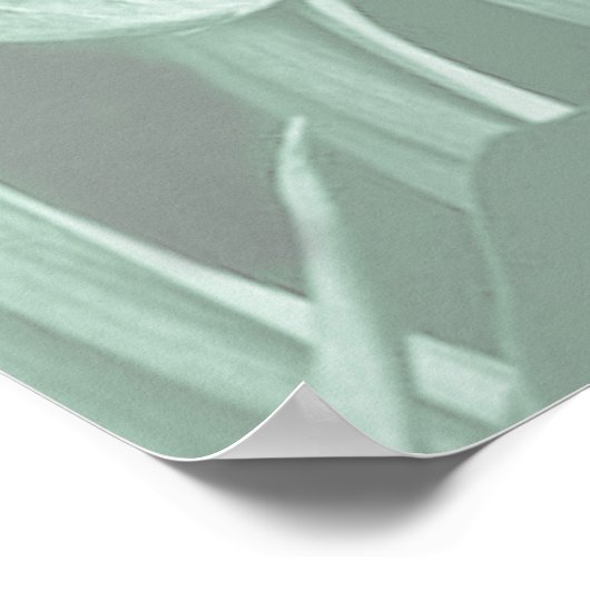 of Paradise Tropical Splash in Blues, Turquoise ポスター (角)