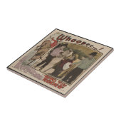 Of Rodeoヴィンテージの西部劇映画ポスター王 タイル (側面)