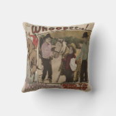 Of Rodeoヴィンテージ西部王の映画のポスター クッション (裏面)