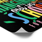 Of School Happy 100th Day 100'つる s Sloth ポスター (角)