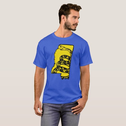 of TENNESSEAN BIG BENDER Libertarian Dont Tread On Tシャツ (正面フル)