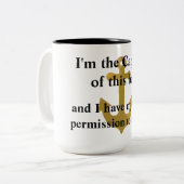 Of This Boat Gold大尉のいかりのおもしろマグカップ ツートーンマグカップ (正面左)