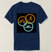 Of Triathlon Sticker Tシャツ (デザイン正面)