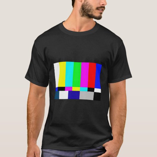 Off Air Tvカラーバー Tシャツ (正面)