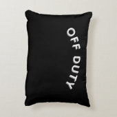 Off Duty Gym Cat Throw Pillow アクセントクッション (裏面(縦))
