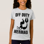 OFF DUTY MERMAID Kids Girls Tシャツ (正面)