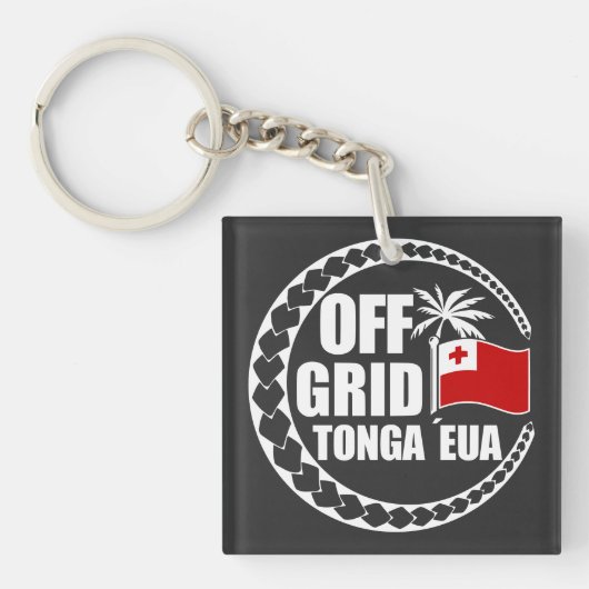 Off Grid Tonga Eua Lifestyle キーホルダー (正面)