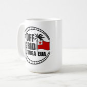 Off Grid Tonga Eua Lifestyle コーヒーマグカップ (正面左)