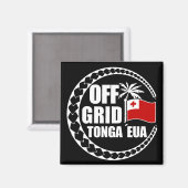 Off Grid Tonga Eua Lifestyle マグネット (正面/裏面)