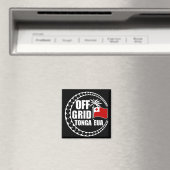 Off Grid Tonga Eua Lifestyle マグネット (インサイチュ (食洗機))