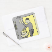 OFF LIGHTS 救 Energy  Squareステッカー スクエアシール (封筒)