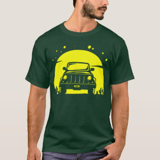 Off Road Adventure Sport Retro girl Tシャツ