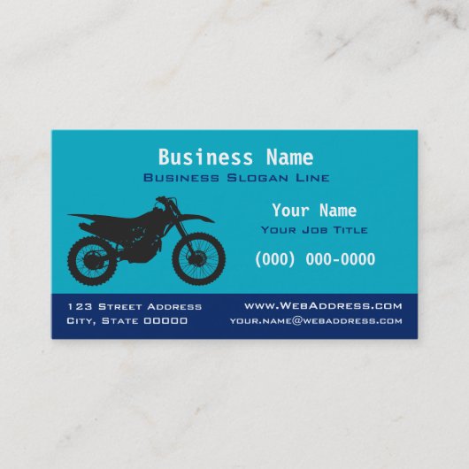 Off-Road Dirt / Trail Bike | Motocross 名刺 (正面)