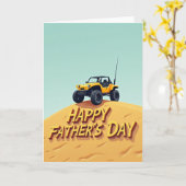 Off Roading Fathers Day Card カード (黄色い花)