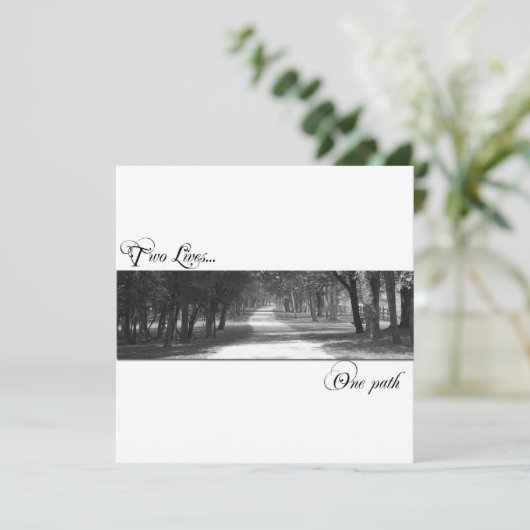 Off the Beated Path結婚式招待状 招待状 (スタンド正面)