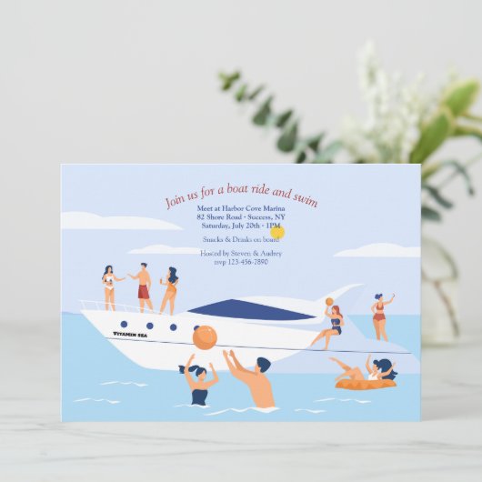 Off The Boat Swim Party 招待状 (スタンド正面)