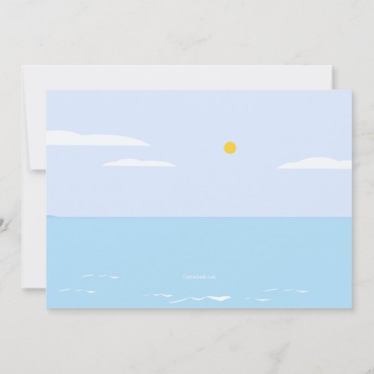 Off The Boat Swim Party 招待状 (裏面)