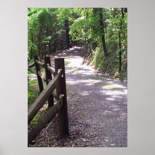 Off the Fund Path Country Landscape Poster ポスター (正面)