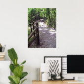 Off the Fund Path Country Landscape Poster ポスター (ホームオフィス)