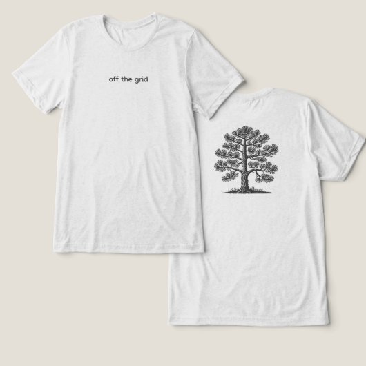 Off the Grid  トライブレンドＴシャツ (デザイン正面&裏面)