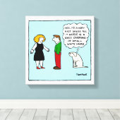 Off The Leash Canvas Print - Nice Dress キャンバスプリント (インサイチュ (ウッドフロア))