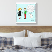 Off The Leash Canvas Print - Nice Dress キャンバスプリント (インサイチュ (寝室))