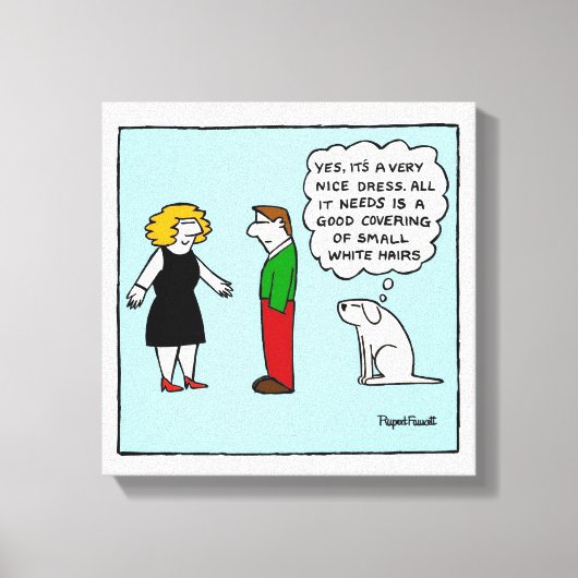 Off The Leash Canvas Print - Nice Dress キャンバスプリント (正面)