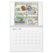 Off The Leash Color Calendar カレンダー (2月 2027)