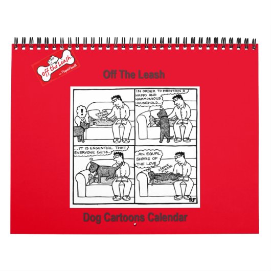 Off The Leash Dog Cartoons 2 – カレンダー (カバー)