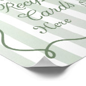 Off The Market Hand Drawn Bridal Shower Recipe ポスター (角)