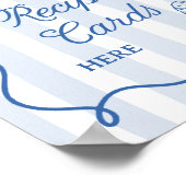 Off The Market Hand Drawn Bridal Shower Recipe ポスター (角)