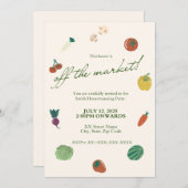 Off the Market Housewarming Party Invitation 招待状 (正面/裏面)