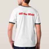"Off The Wall" オーダーメイドTシャツ Tシャツ (裏面フル)