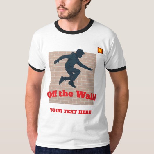 "Off The Wall" オーダーメイドTシャツ Tシャツ (正面)