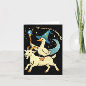 Off To Cause A Kerfuffle Funny Chaotic Weird Anima カード (正面)