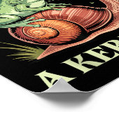 Off To Cause A Kerfuffle Whimsical Wizard Frog Mem ポスター (角)