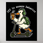 Off To Ess Behavior Funny Goose Aba Behavior Thera ポスター (正面)