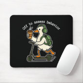 Off To Ess Behavior Funny Goose Aba Behavior Thera マウスパッド (マウス)