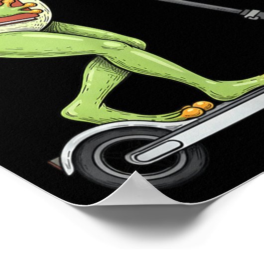 Off To Praise D Lord Funny Frog Christian Meme  ポスター (角)