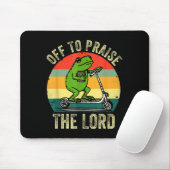 Off To Praise The Lord Funny Frog Bible Study Jesu マウスパッド (マウス)