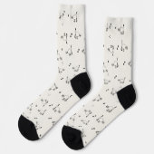 Off-white Cat Line Art Pattern Socks ソックス (左)