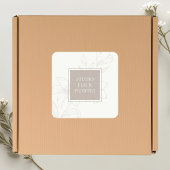 Off-White | Chic Floral Label スクエアシール