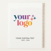 Off White Custom Business Logo プランナー手帳 (裏面)