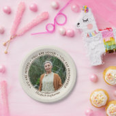 Off-White Missed Loved Remembered Photo Memorial ペーパープレート (パーティー)