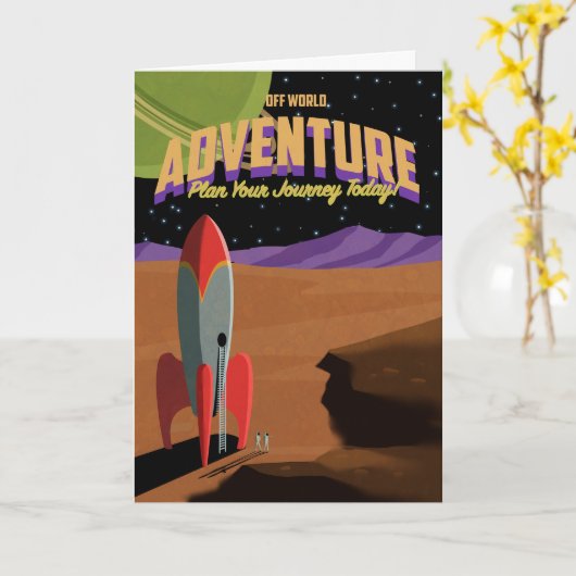 Off World Adventure カード (黄色い花)