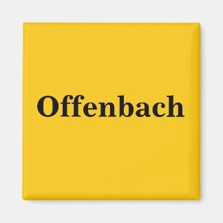 Offenbach  Magnet Schild Gold Gleb マグネット