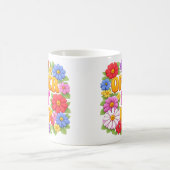 OFFER IT UP 1960's Floral Vibe コーヒーマグカップ (中央)